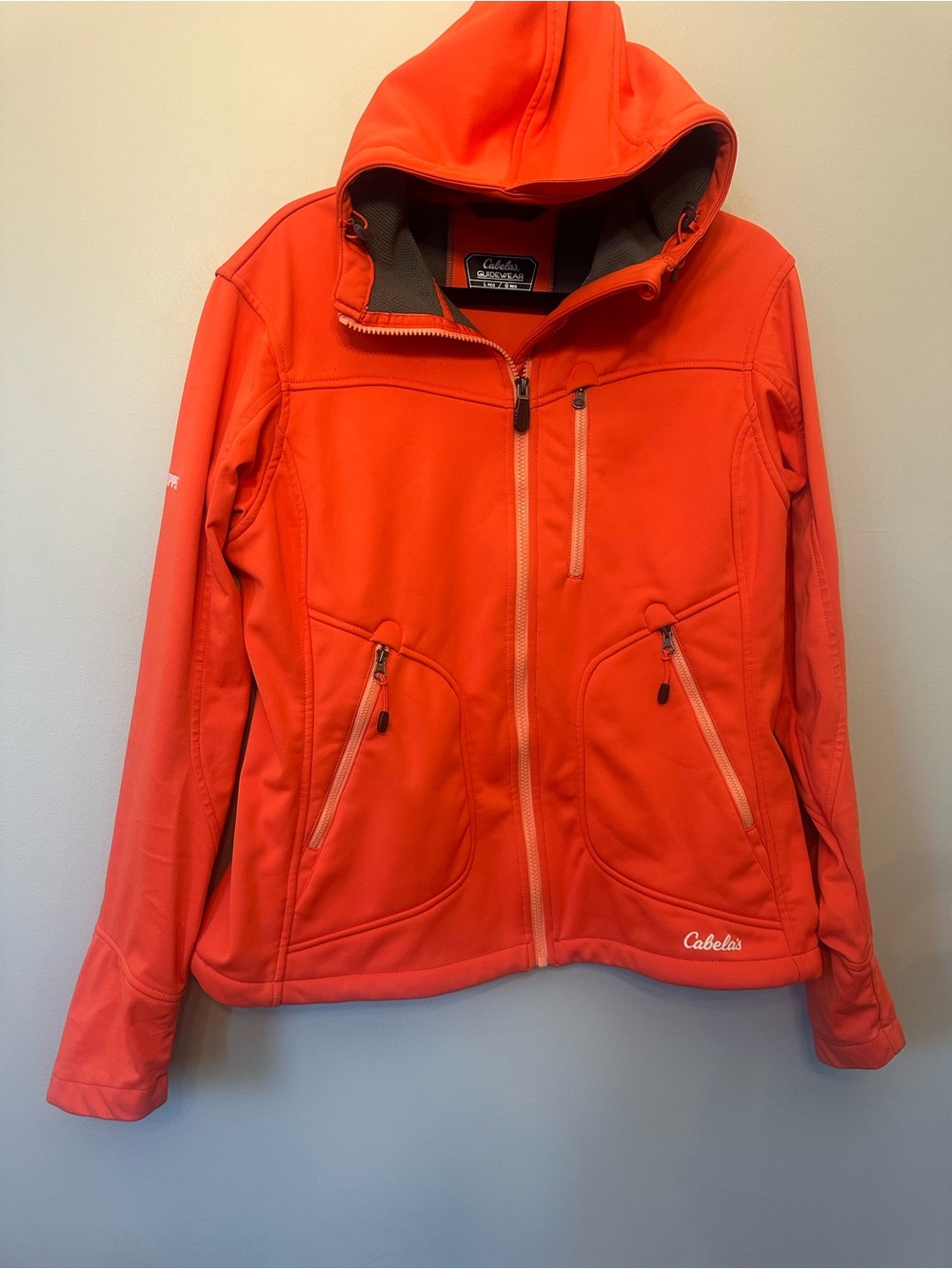 Cabela's Women's Hooded Utility Softshell Jacket - Bright Orange